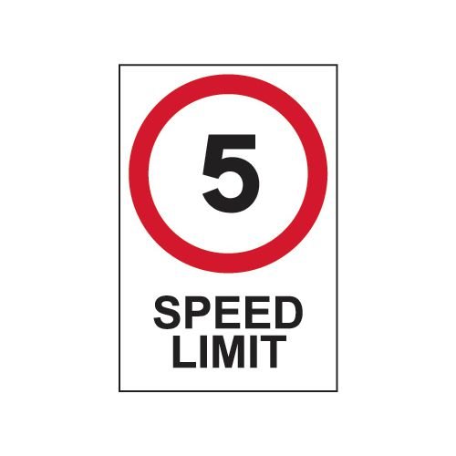 5Mph Speed Limit - Fmx (400 X 600mm)