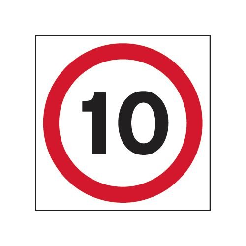 10Mph (Speed Limit) - Fmx (400 X 400mm)