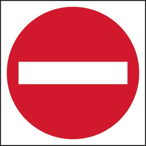 No Entry (Symbol) - Fmx (400 X 400mm)