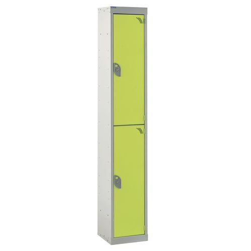 Standard Locker 1800.450.450 - 2 Compartment - Yellow Doors