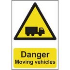 Danger Moving Vehicles- Sapp (200 X 300 Mm)