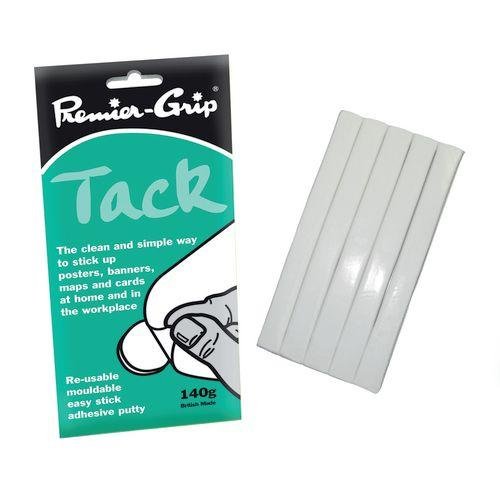 Blue and white sticky tack