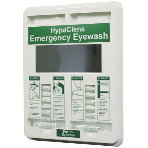 Eye wash pod dispenser - filled