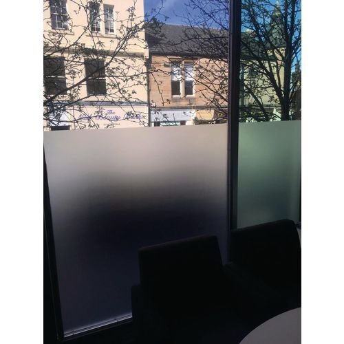 Frosted privacy window film