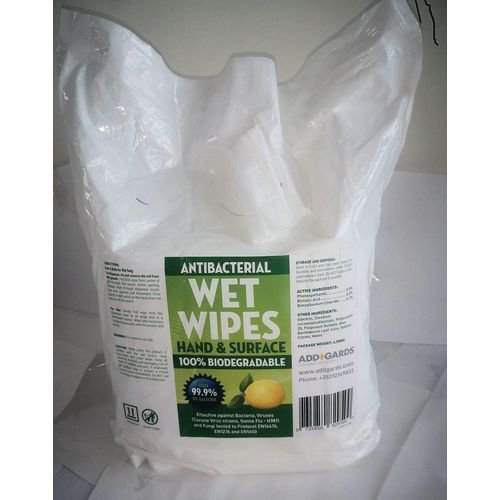 Hand and surface Anti-bacterial biodegradable wipes. 3 rolls x 1000 sheets