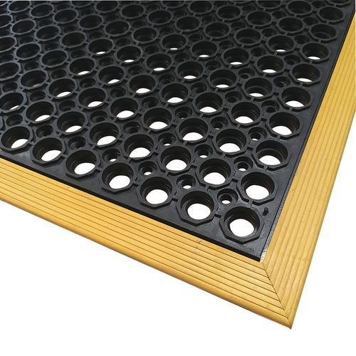 Workstation Mat, 910X3000X13mm, Yellow Edge
