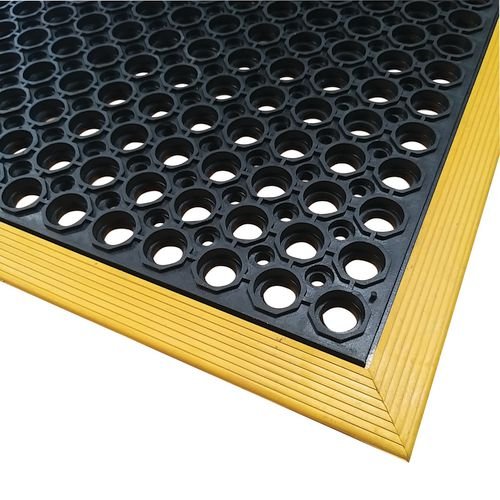 Workstation Mat, 910X4450X13mm, Yellow Edge