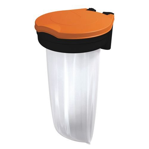 Skipper™ recycle waste bin with permanent/semi-permanent fixtures