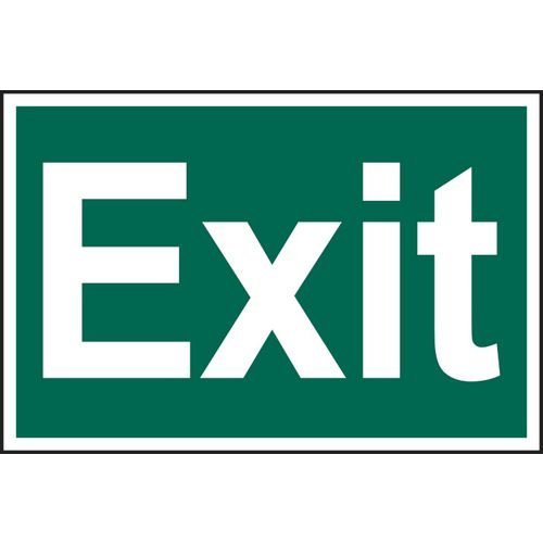 Exit (Text Only) - Sapp (600 X400mm)