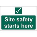 Site Safety Startshere - Pp (600 X 400 Mm)