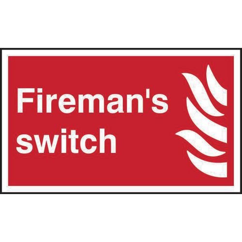 Fireman'S Switch - Sav (250 X 150mm)