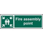 Fire Assembly Point- Sav (300 X 100 Mm)