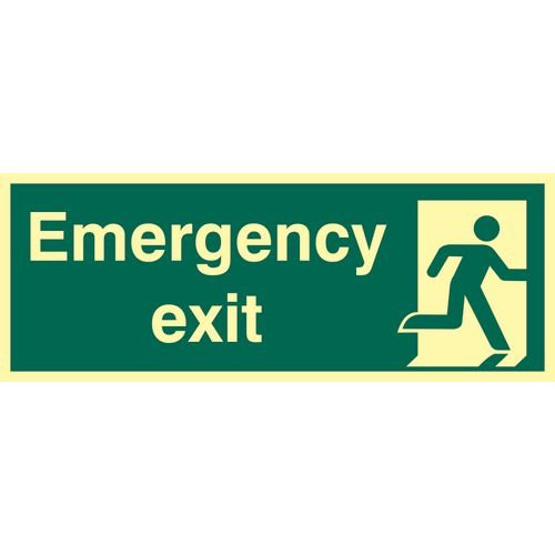 Emergency Exit - Phs (400 X 150mm)