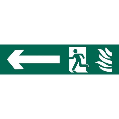 Running Man Arrow Left - Sapp (200 X 50mm)