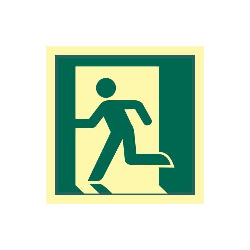 Running Man Symbol (Left) - Phs (150 X150mm)