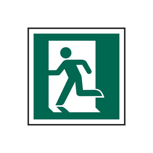 Running Man Symbol (Left) - 1.2mm Recyclable Pp (150 X 150mm)