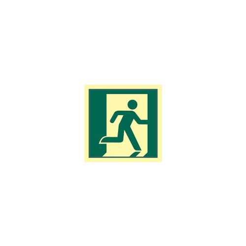 Running Man Symbol (Right) - Photolum. (150 X 150mm)