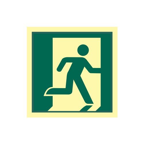 Running Man Symbol (Right) - Phs (150 X150mm)