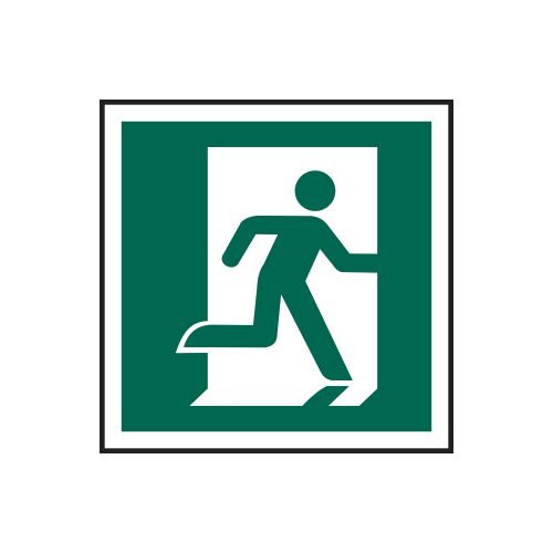 Running Man Symbol (Right) - 1.2mm Recyclable Pp (150 X 150mm)