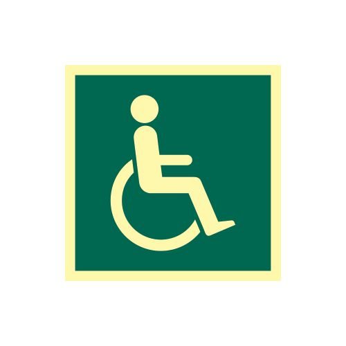 Disabled Symbol - Phs (150 X150mm)