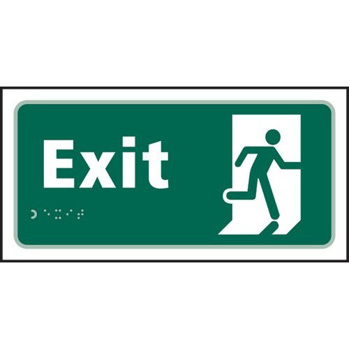 Exit Running Man - Taktyle (300 X 150mm)