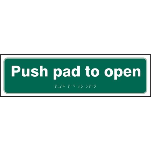 Push Pad To Open - Taktyle (450 X 125mm)