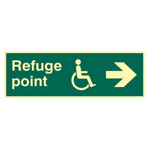 Refuge Point Arrow Right - Pho (450 X 150mm)