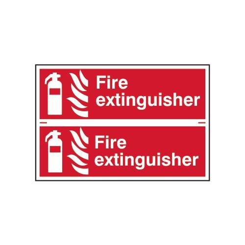 Fire Extinguisher Sapp (300 X 100mm) Set Of 2