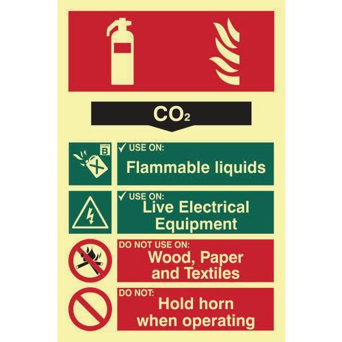 Fire Extinguisher Composite - Co2 - Pho (200 X 300mm)