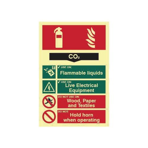 Fire Extinguisher Composite - Co2 - Phs (200 X 300mm)