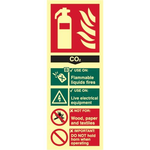 Fire Extinguisher Composite - Co2 - Phs (75 X 200mm)
