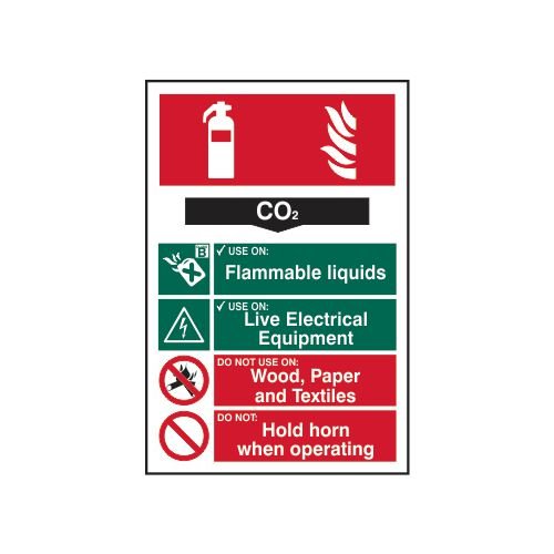 Fire Extinguisher Composite - Co2 - Sapp (200 X 300mm)