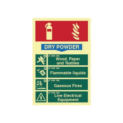 Fire Extinguisher Composite - Dry Powder - Phs (200 X 300mm)