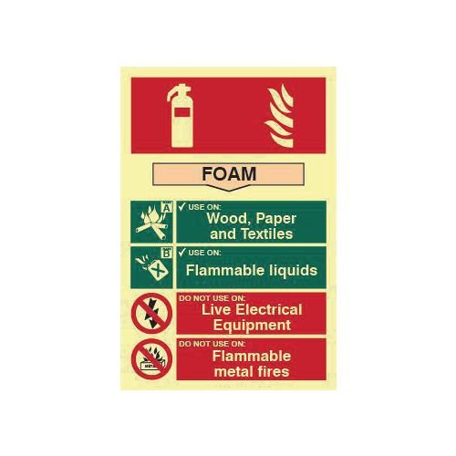 Fire Extinguisher Composite - Foam - Phs (200 X 300mm)