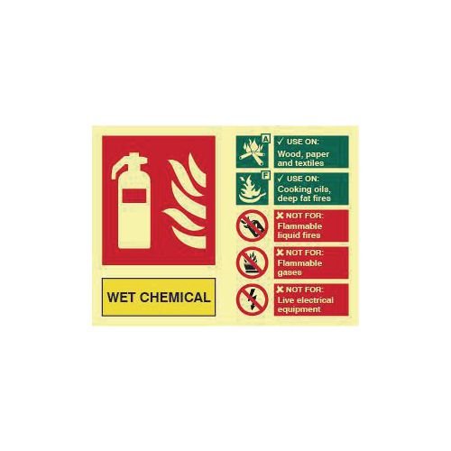 Fire Extinguisher Composite - Wet Chemical - Phs (200 X 150mm)