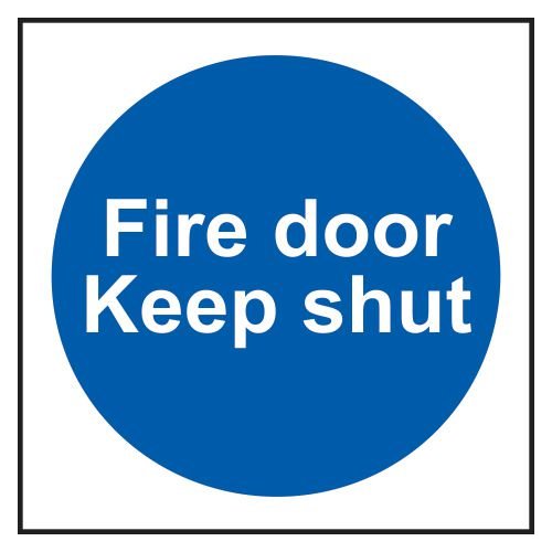 Fire Door Keep Shut (Multipack Of 20) - Sapp (70 X 70mm)