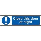 Close This Door Atnight - Sapp (200 X 50 Mm)