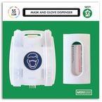 Modulean Lite - Mask Andglove Dispenser Board - Green