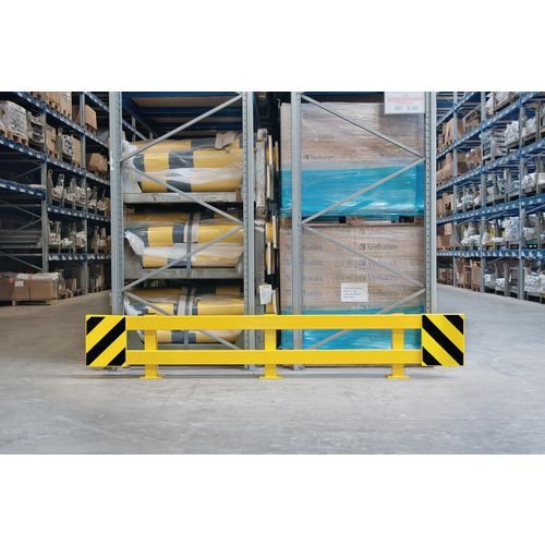 Adjustable racking end frame protectors