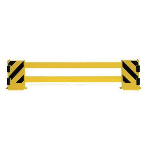 Racking end frame protectors with side protection