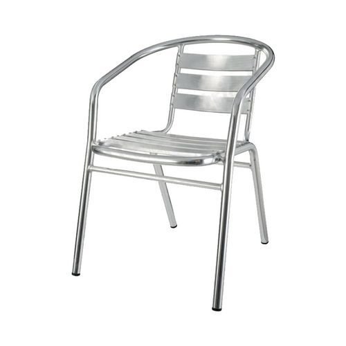 Bistro aluminium armchair