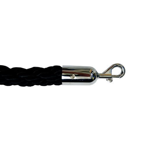 Braided rope barrier