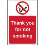 Thank You for Notsmoking - Sav (200 X 300 Mm)