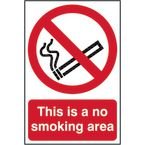 This Is A No Smokingarea - Sapp (200 X 300 Mm)