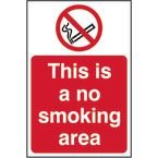 This Is A No Smokingarea - Sav (200 X 300 Mm)