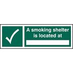A Smoking Shelter Is Locatedat ______ - 1.2 mm Recyclable Pp (300 X 100 Mm)