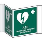 Aed (projectionsign) - 1.2 mm Recyclable Pp (200 mm Face)