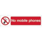 No Mobile Phones- Sapp (200 X 50 Mm)