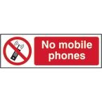 No Mobile Phones- 1.2 mm Recyclable Pp (300 X 100 Mm)