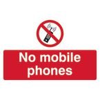 No Mobile Phones- 1.2 mm Recyclable Pp (300 X 200 Mm)